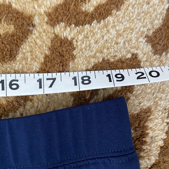 Susan Graver Navy Liquid Knit Pants Womens Plus Size 2XP Slinky stretch straight - Picture 8 of 10